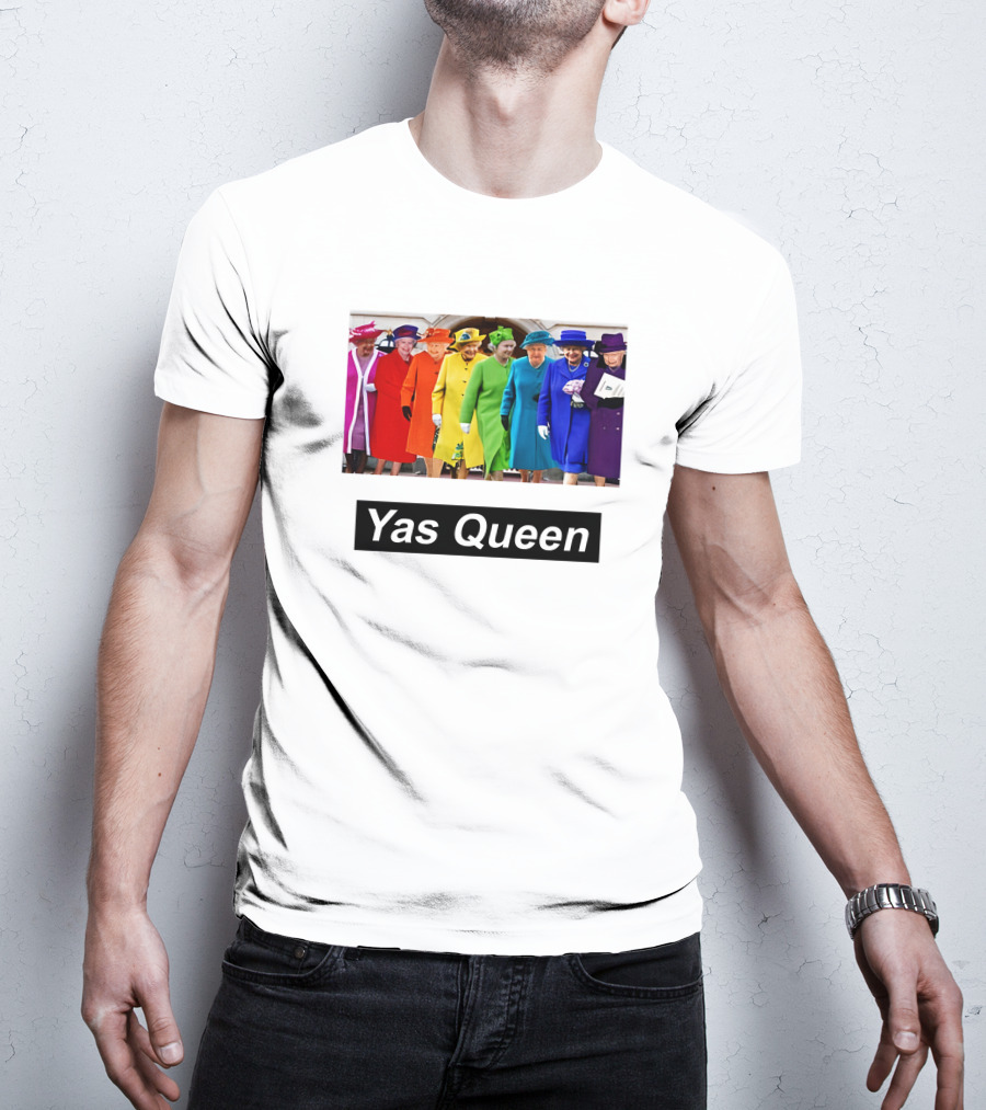 Yas Queen Rainbow Fashion T-Shirt