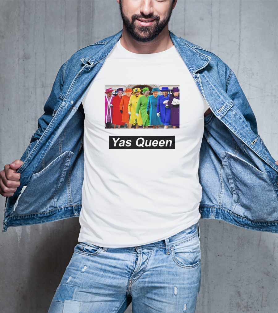 Yas Queen Rainbow Fashion T-Shirt