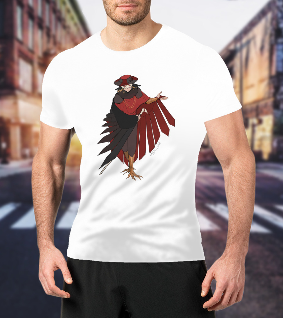 Wolfythewitch Philza Red Raven Aesthetic Fan T-Shirt