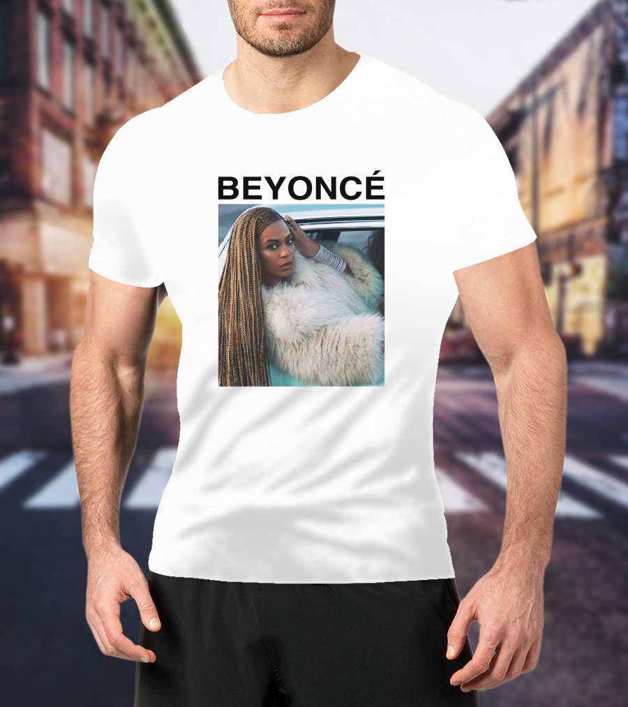 Beyoncé In Fur Coat Looking Powerful T-Shirt