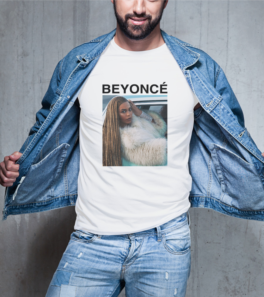 Beyoncé In Fur Coat Looking Powerful T-Shirt