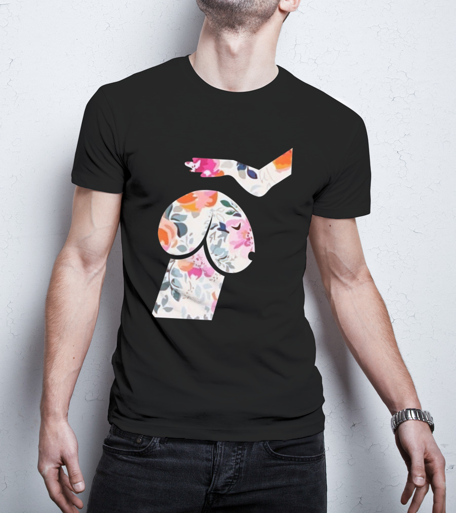 A Perfect Dog Lovers Floral T-Shirt