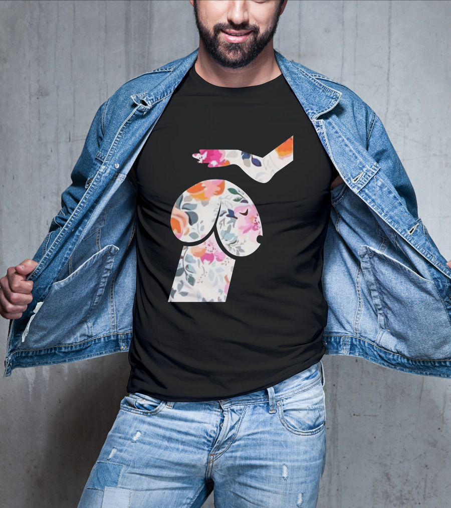 A Perfect Dog Lovers Floral T-Shirt