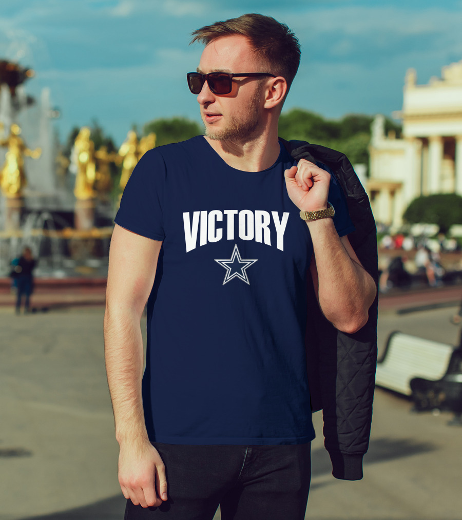 Dallas Cowboys Ezekiel Elliott Victory Star T-Shirt