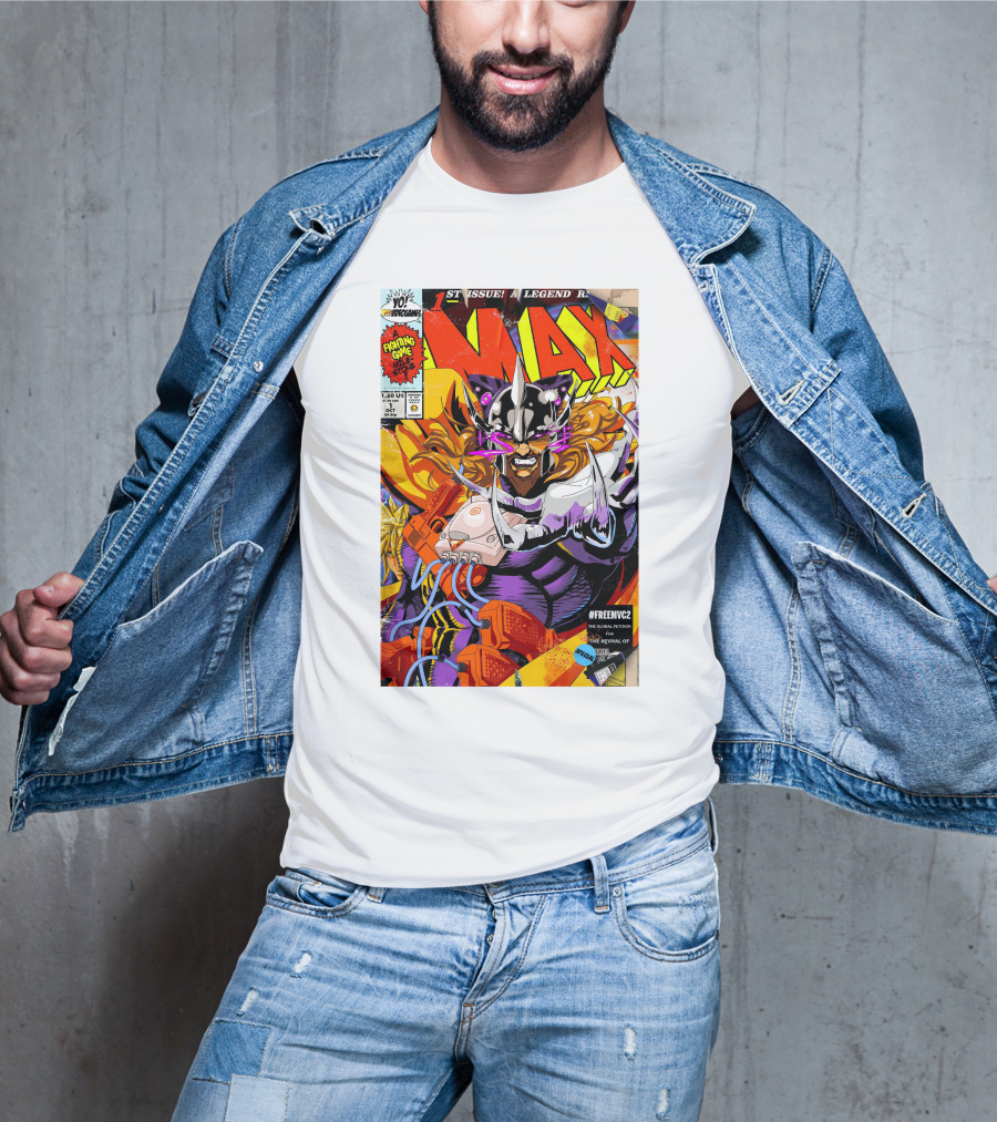 Freemvc2 The Scrubl0rd MAX Fighting Game Legend Comic T-Shirt