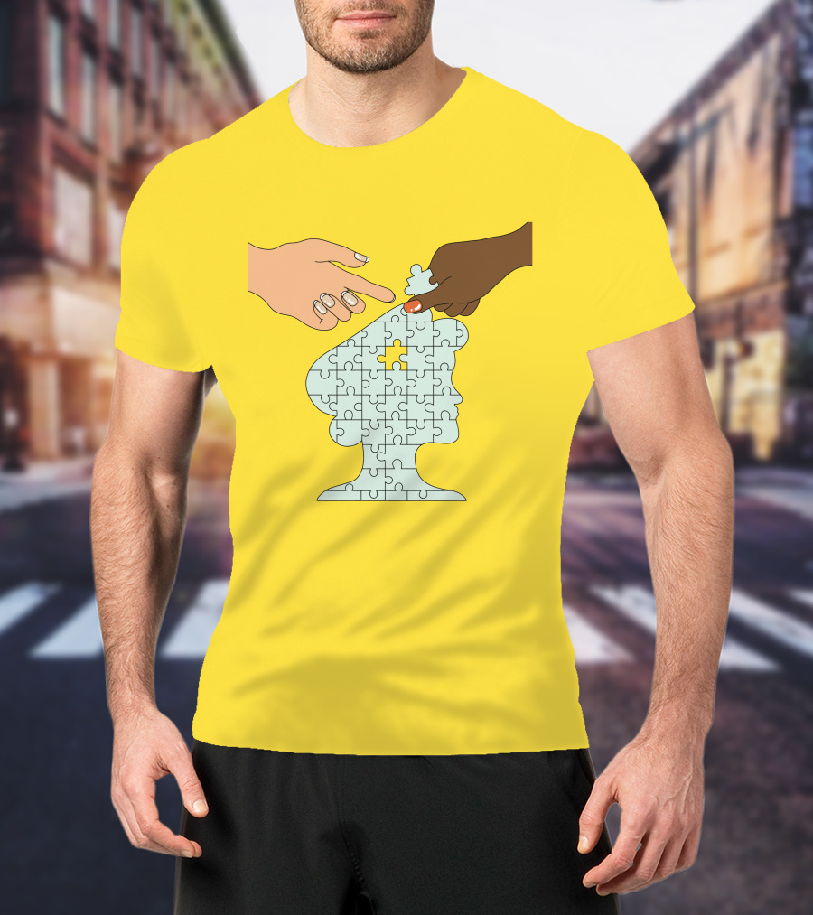 The Philanthropy Boys Club In Her Words Puzzle Head Collaboration T-Shirt