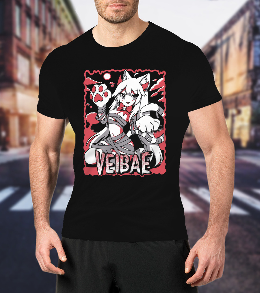 Lyn Veibae Halloween Paws Vtuber T-Shirt