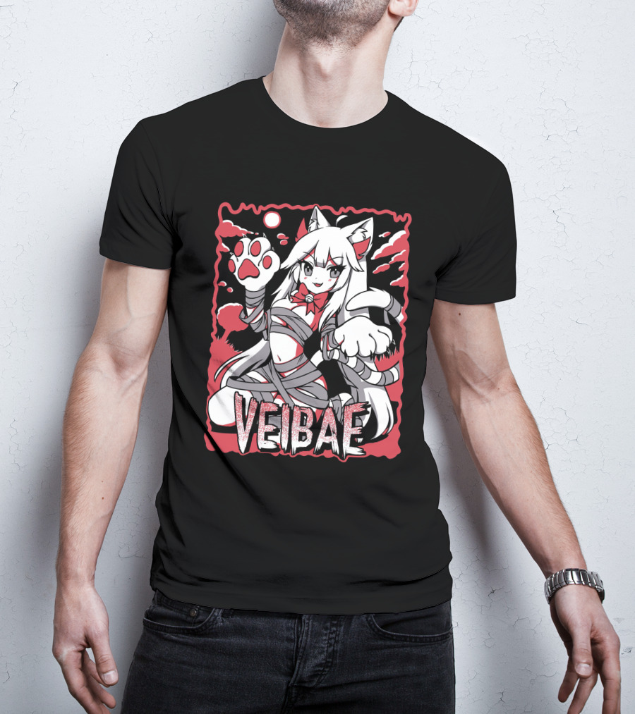 Lyn Veibae Halloween Paws Vtuber T-Shirt