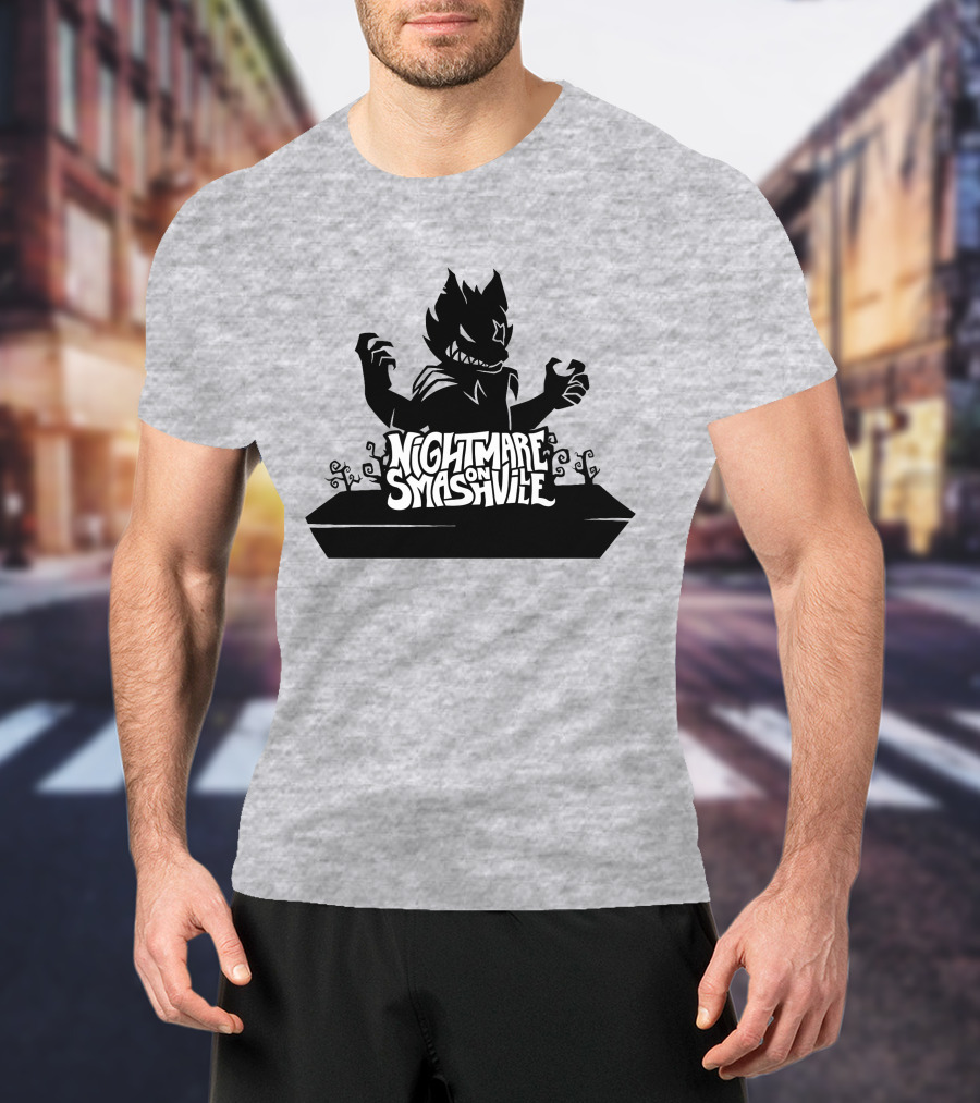 Nightmare On Smashville Werewolves Halloween T-Shirt