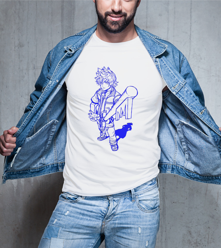 Nairda GS Sora Keyblade Kingdom Hearts Fan T-Shirt