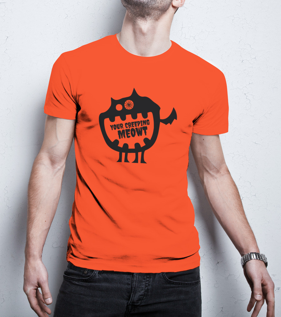 Funcky Designs Your Creeping Meowt Cat T-Shirt