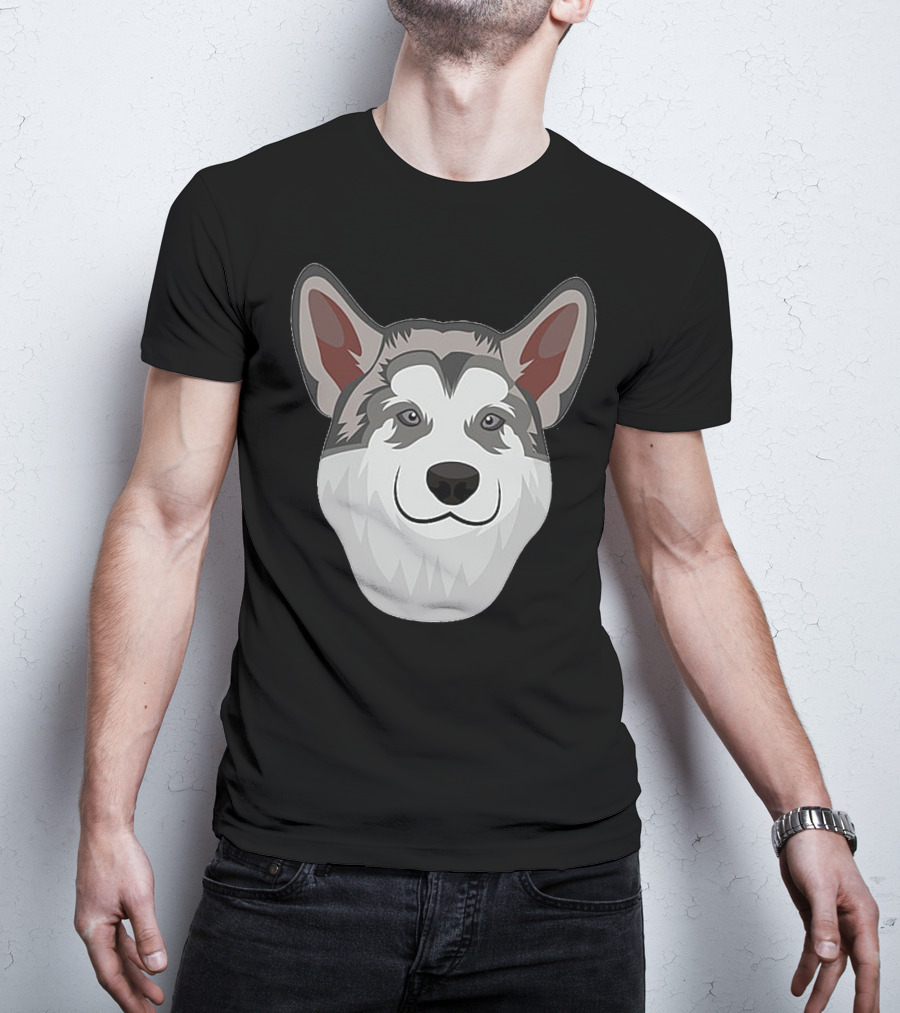 Alaskan Malamute Face T-Shirt