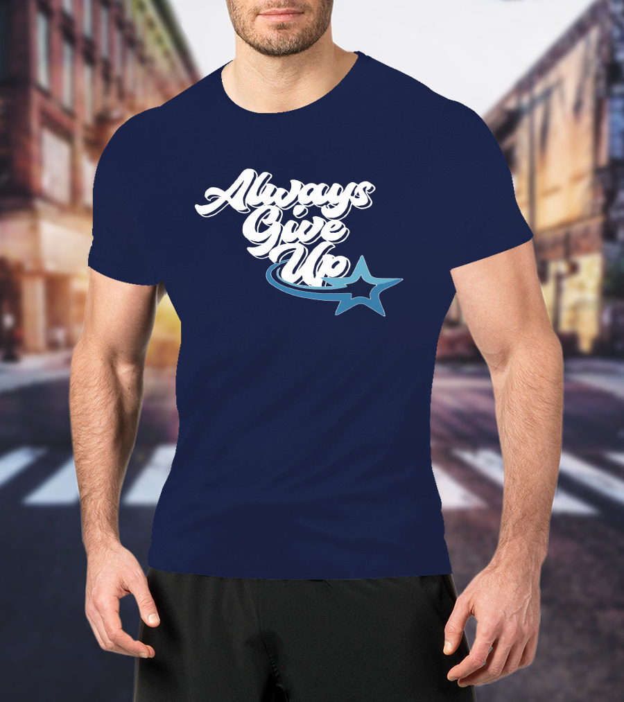 Always Give Up Star Swoosh T-Shirt