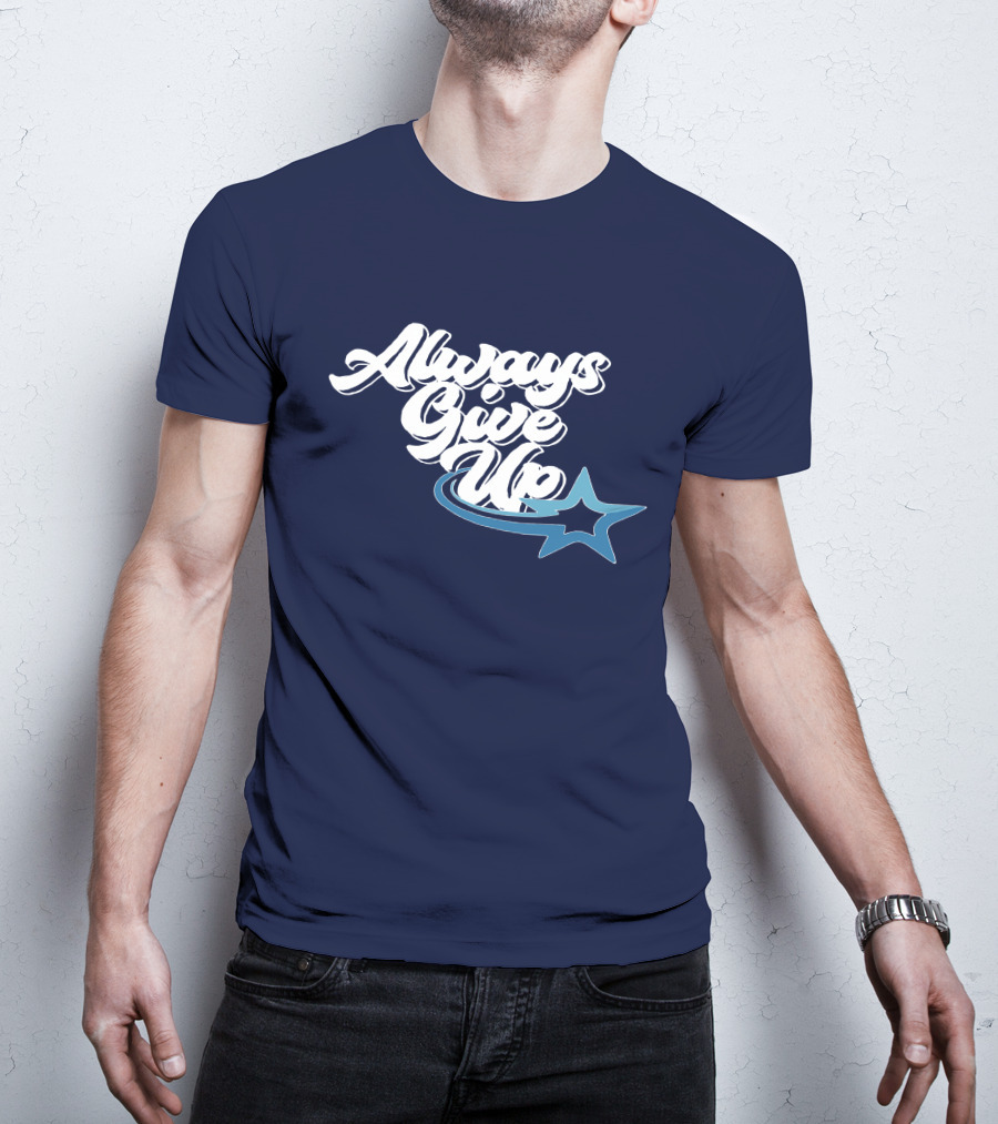 Always Give Up Star Swoosh T-Shirt