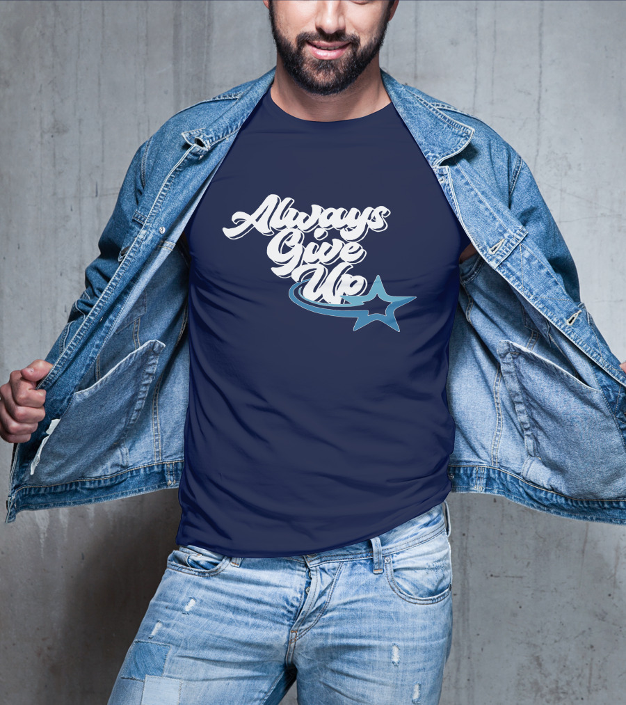 Always Give Up Star Swoosh T-Shirt