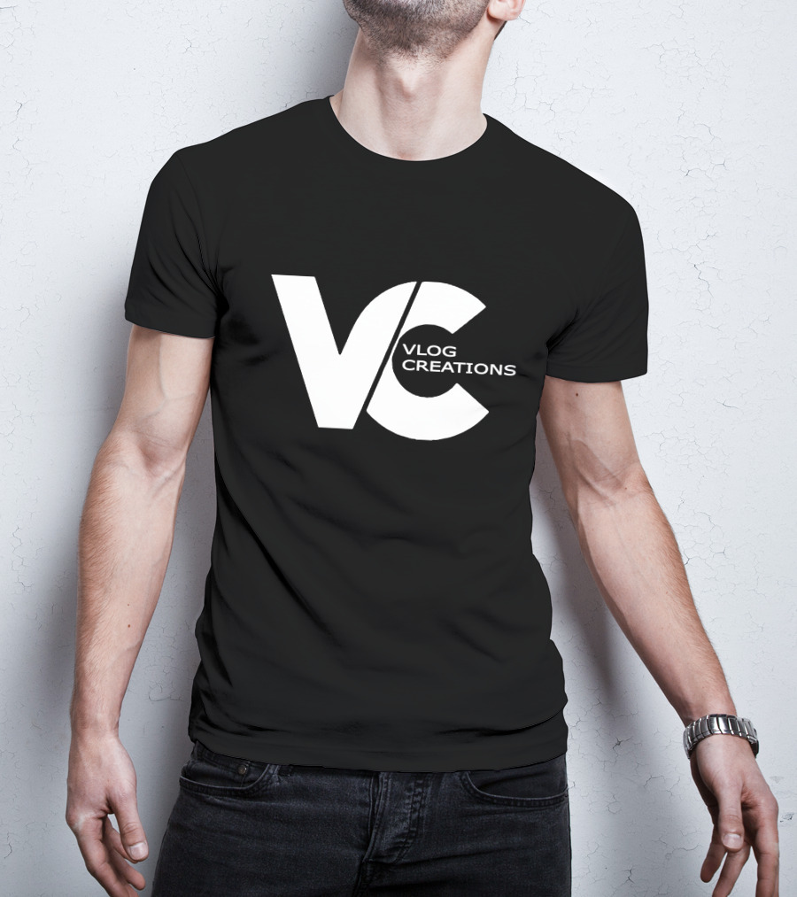 Vc Vlog Creations Logo T-Shirt
