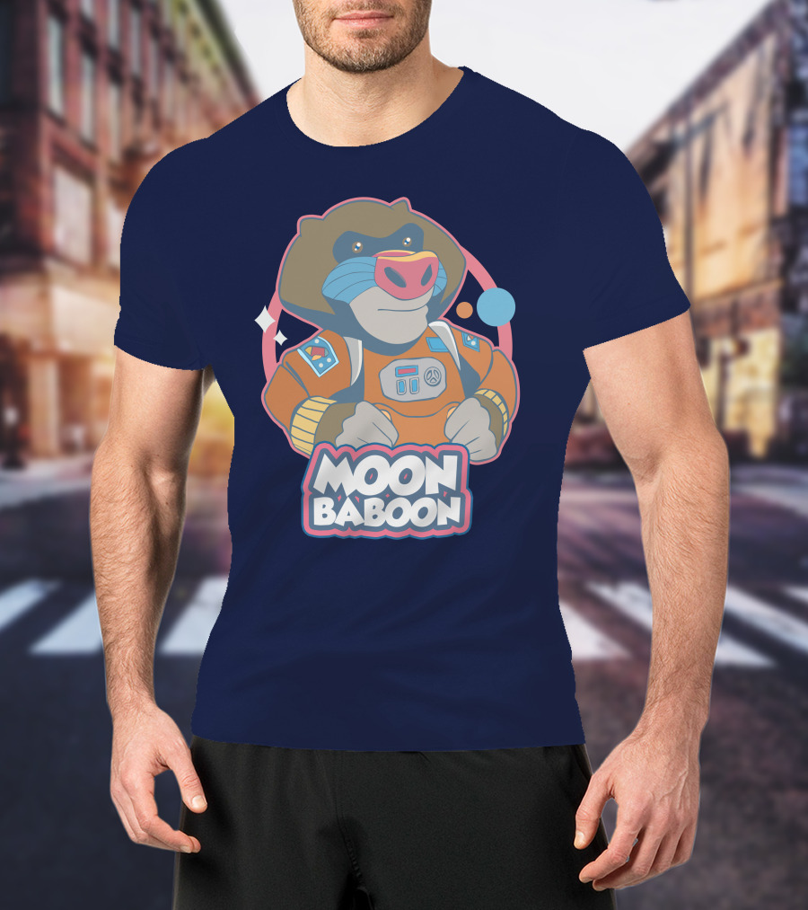 Moon Baboon It Takes Two Space Adventure T-Shirt