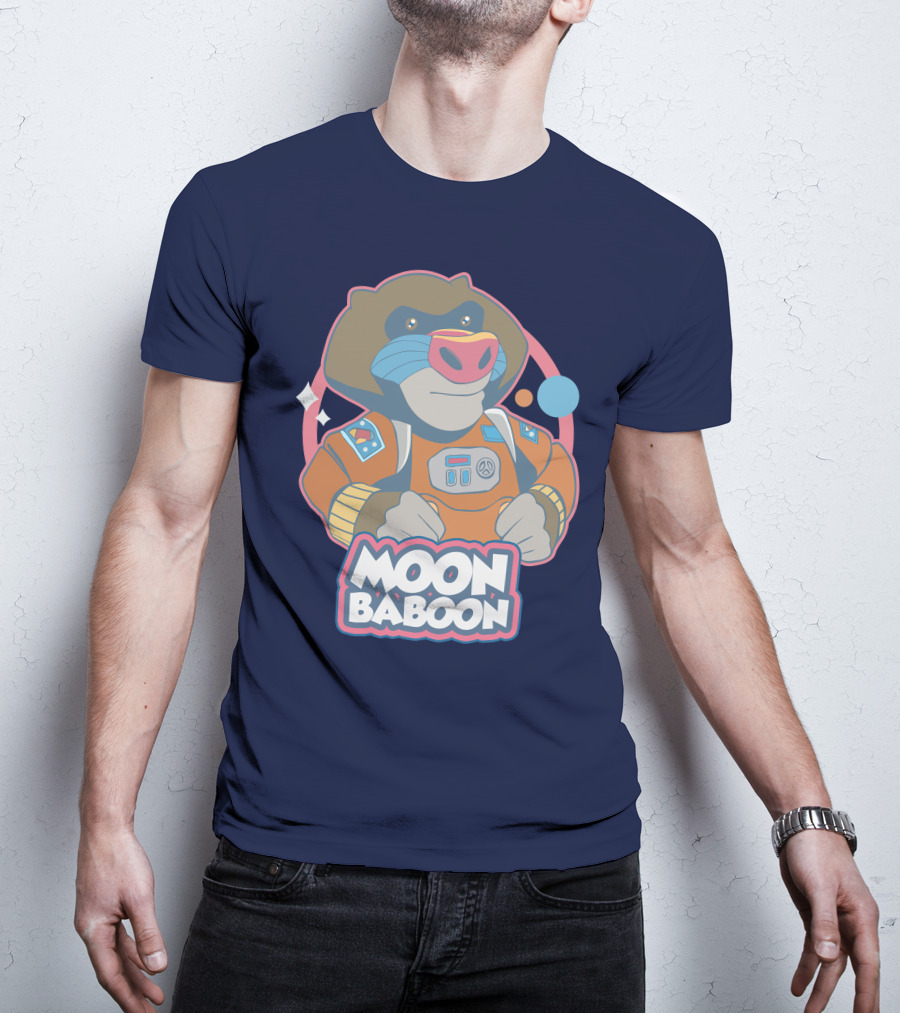 Moon Baboon It Takes Two Space Adventure T-Shirt