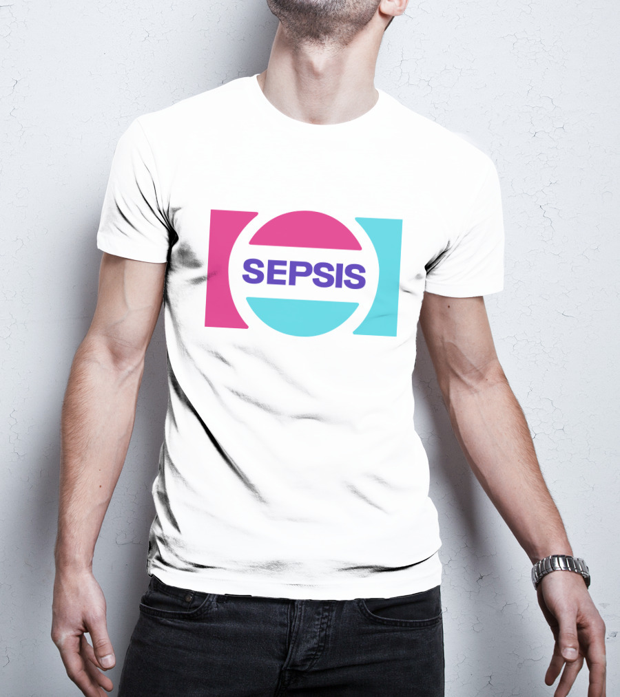 Pander Store Mechazawa Sepsis Logo Circular Colorful T-Shirt