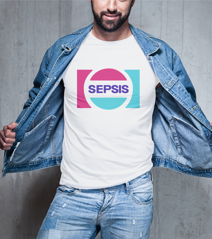 Pander Store Mechazawa Sepsis Logo Circular Colorful T-Shirt