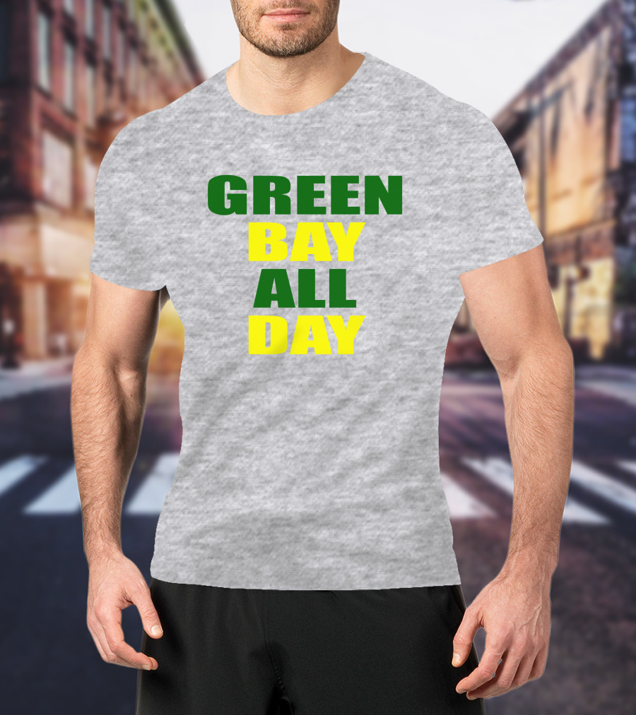 Green Bay All Day Packers Fan Edition Sam 2 Point Oh T-Shirt
