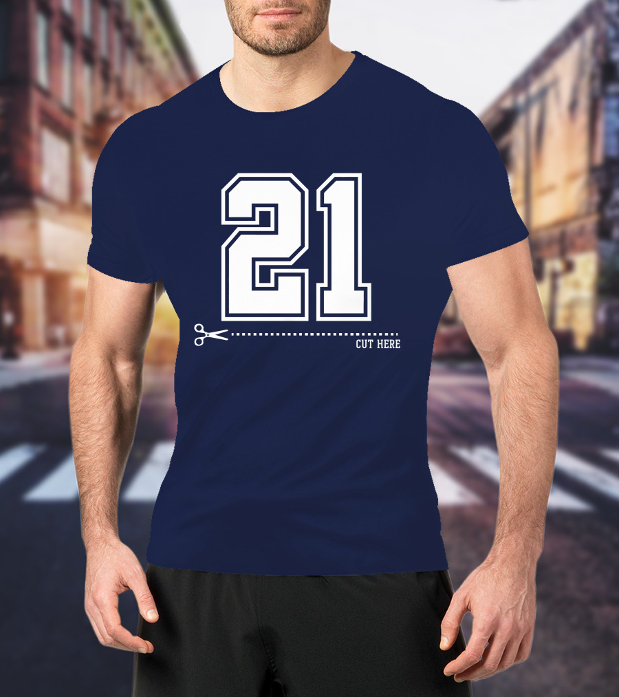 Cowboys Nation Twisted Gorilla 21 Cut Here T-Shirt