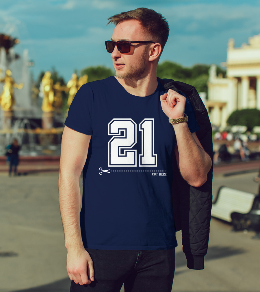Cowboys Nation Twisted Gorilla 21 Cut Here T-Shirt