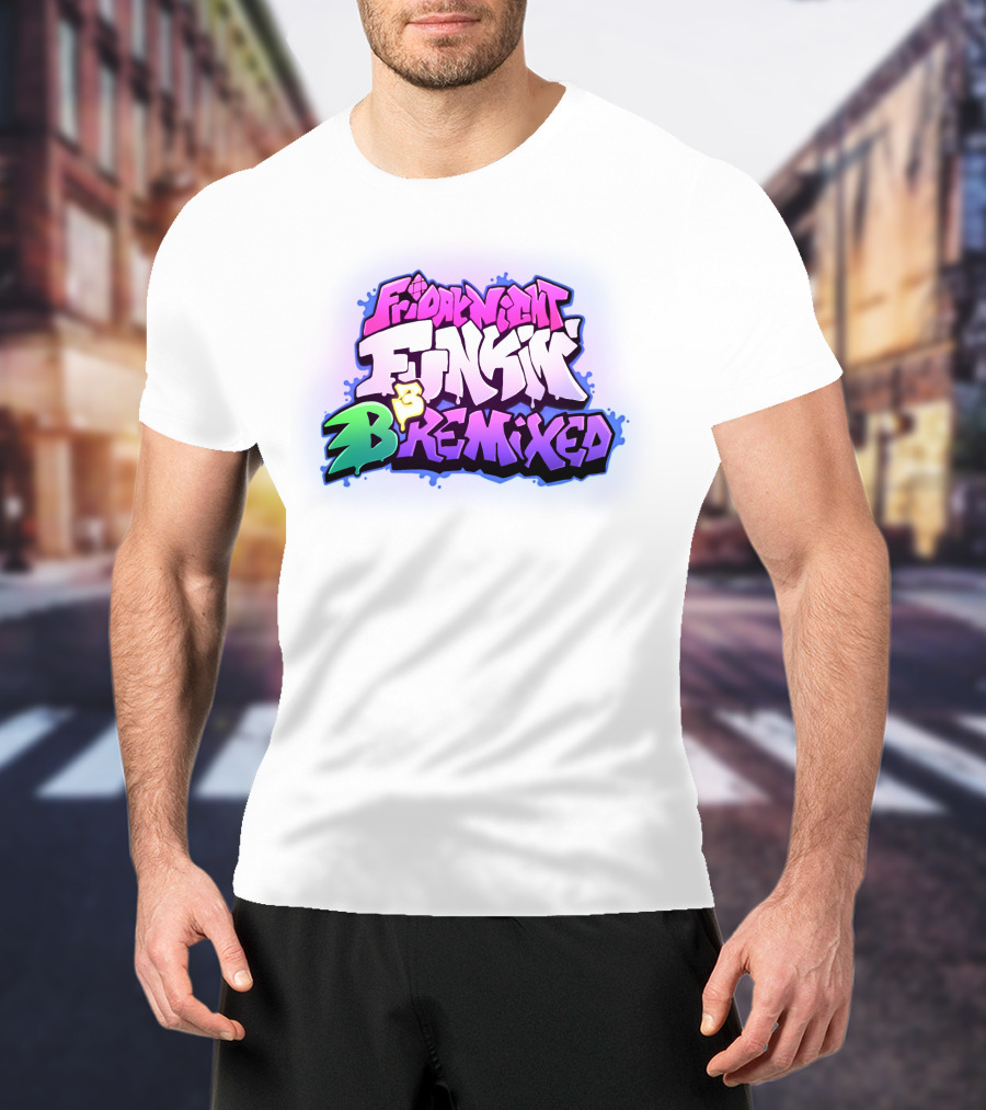 Friday Night Funkin B3 Remixed B3FNF T-Shirt