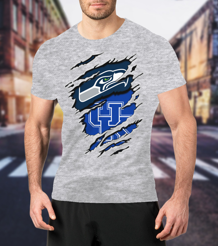 Seahawks UK Logo Fusion T-Shirt