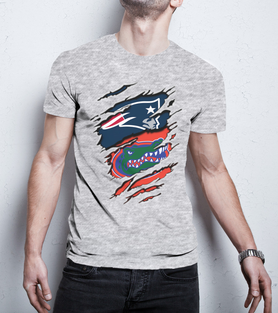 Patriots Gators Claw Marks T-Shirt
