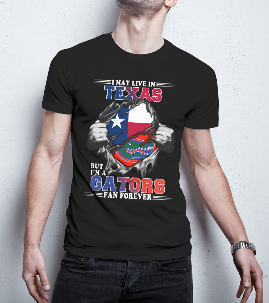 Texas Gators Fan Forever State Pride Combo T-Shirt