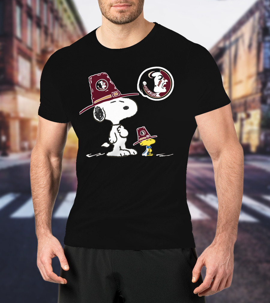 Florida State Seminoles Snoopy And Woodstock T-Shirt