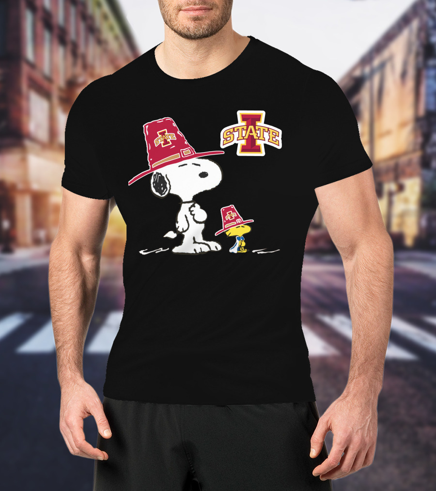 Iowa State Cyclones Snoopy Woodstock State I T-Shirt