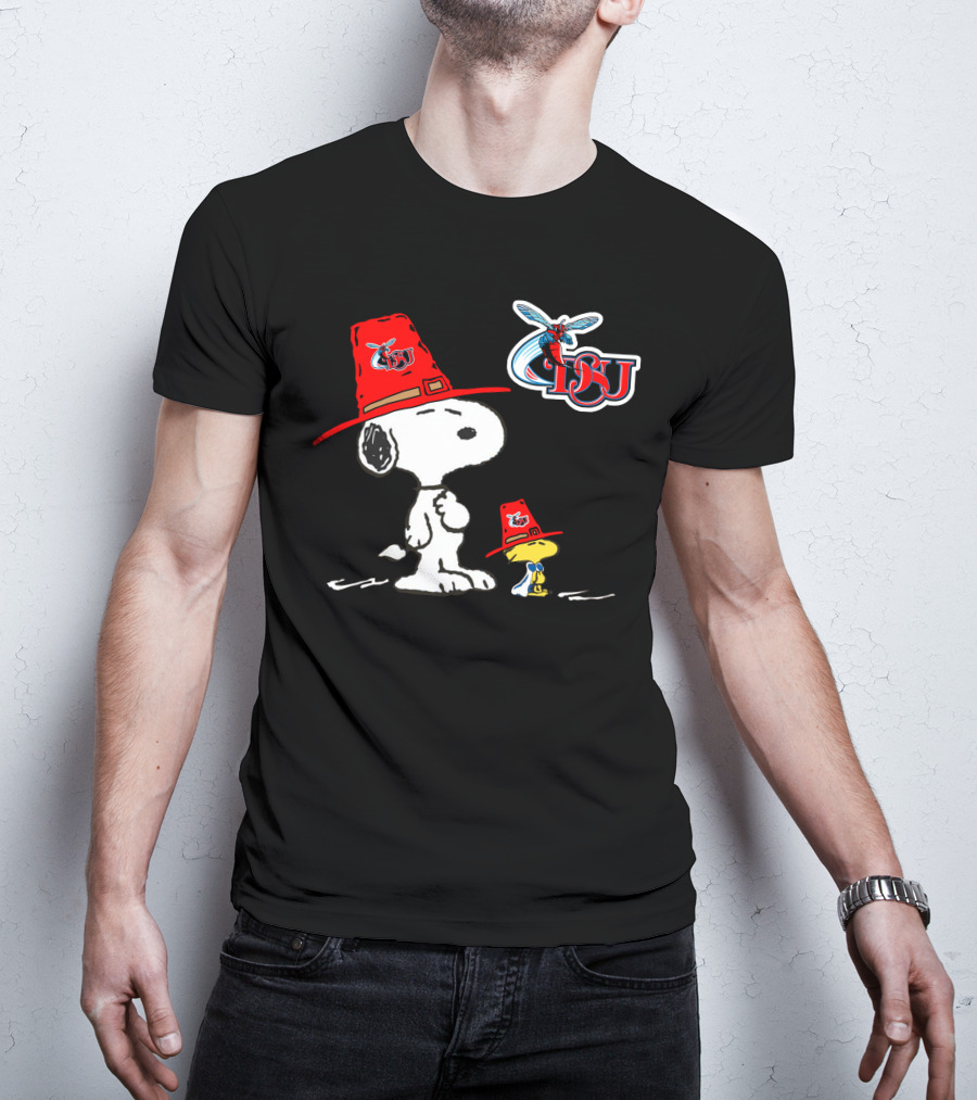 Delaware State DSU Snoopy Woodstock Hornets T-Shirt