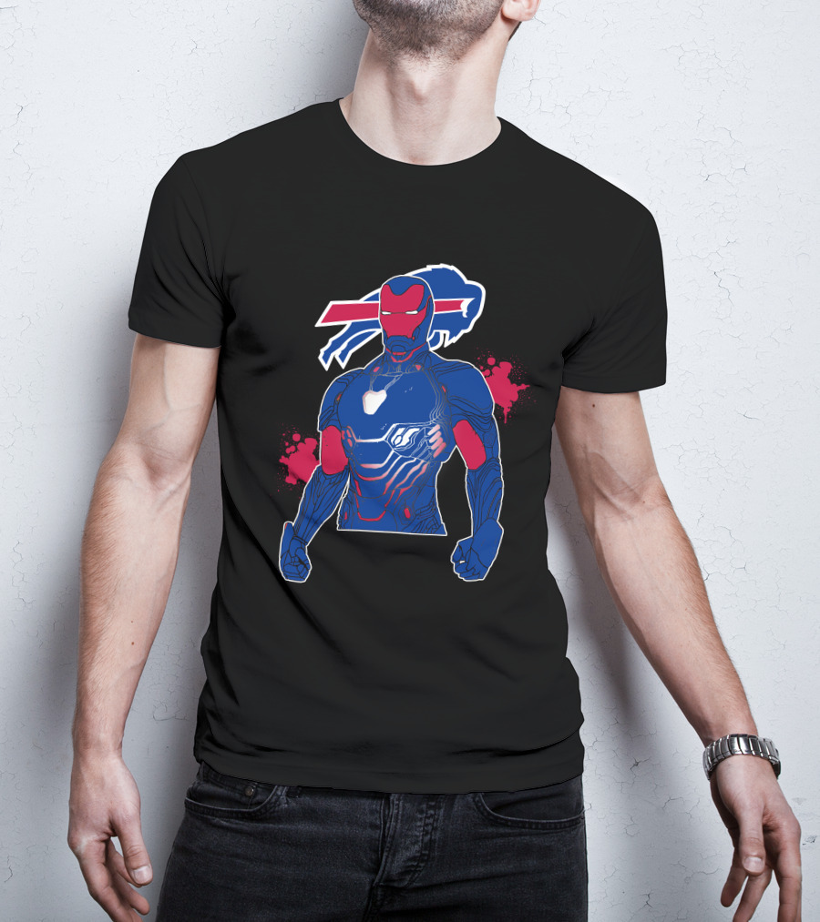 Iron Man Buffalo Bills Mashup T-Shirt