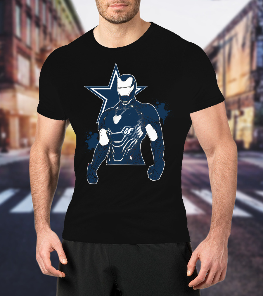 Dallas Cowboys Iron Man Fusion T-Shirt