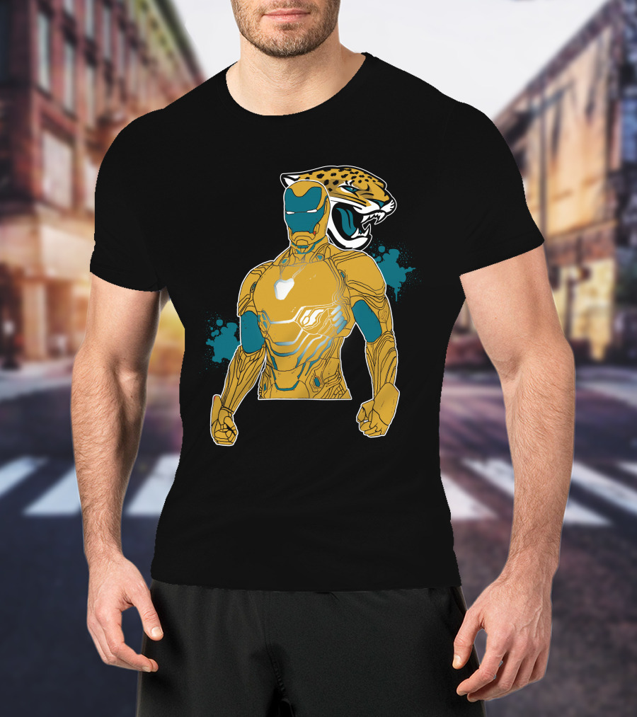 Iron Man Jaguars Crossover T-Shirt