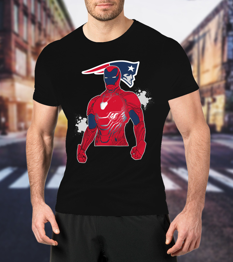 Iron Man Patriots Crossover Fusion T-Shirt