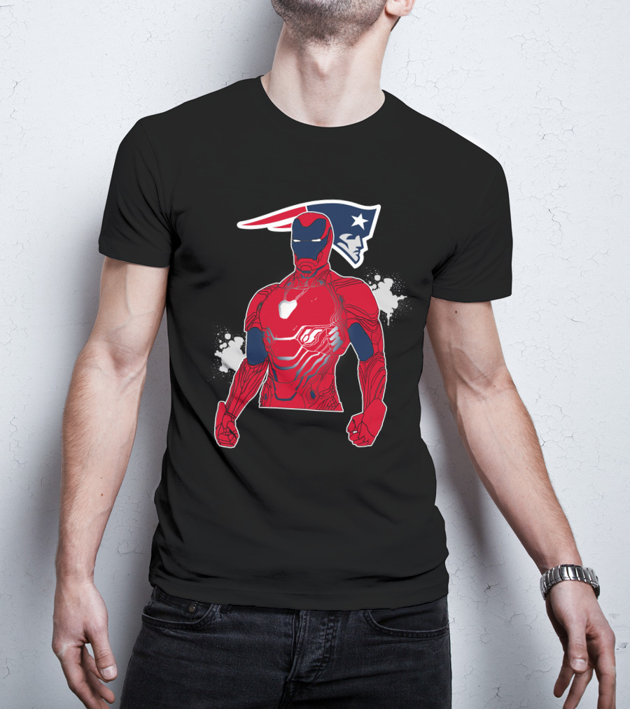 Iron Man Patriots Crossover Fusion T-Shirt