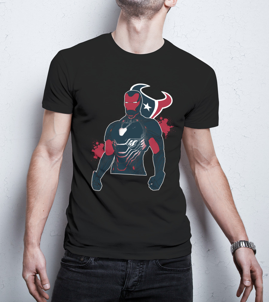 Iron Man Texans Mashup T-Shirt