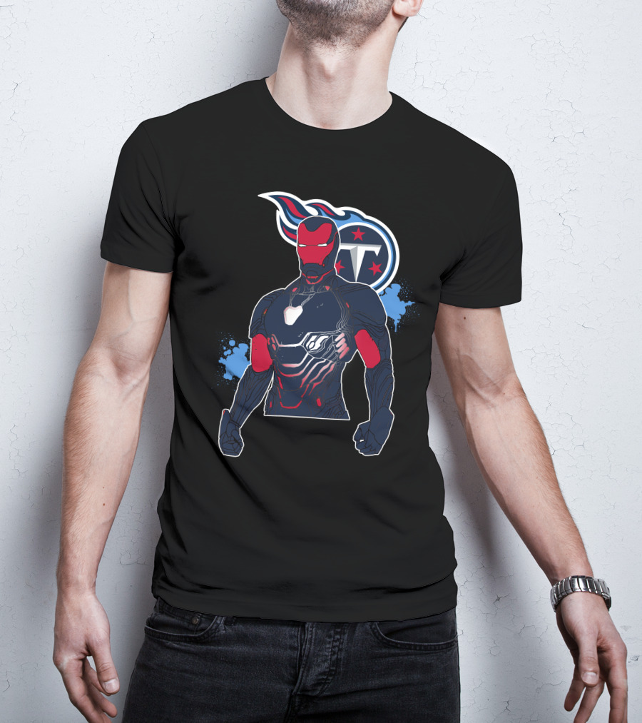 Iron Man Tennessee Titans Crossover T-Shirt