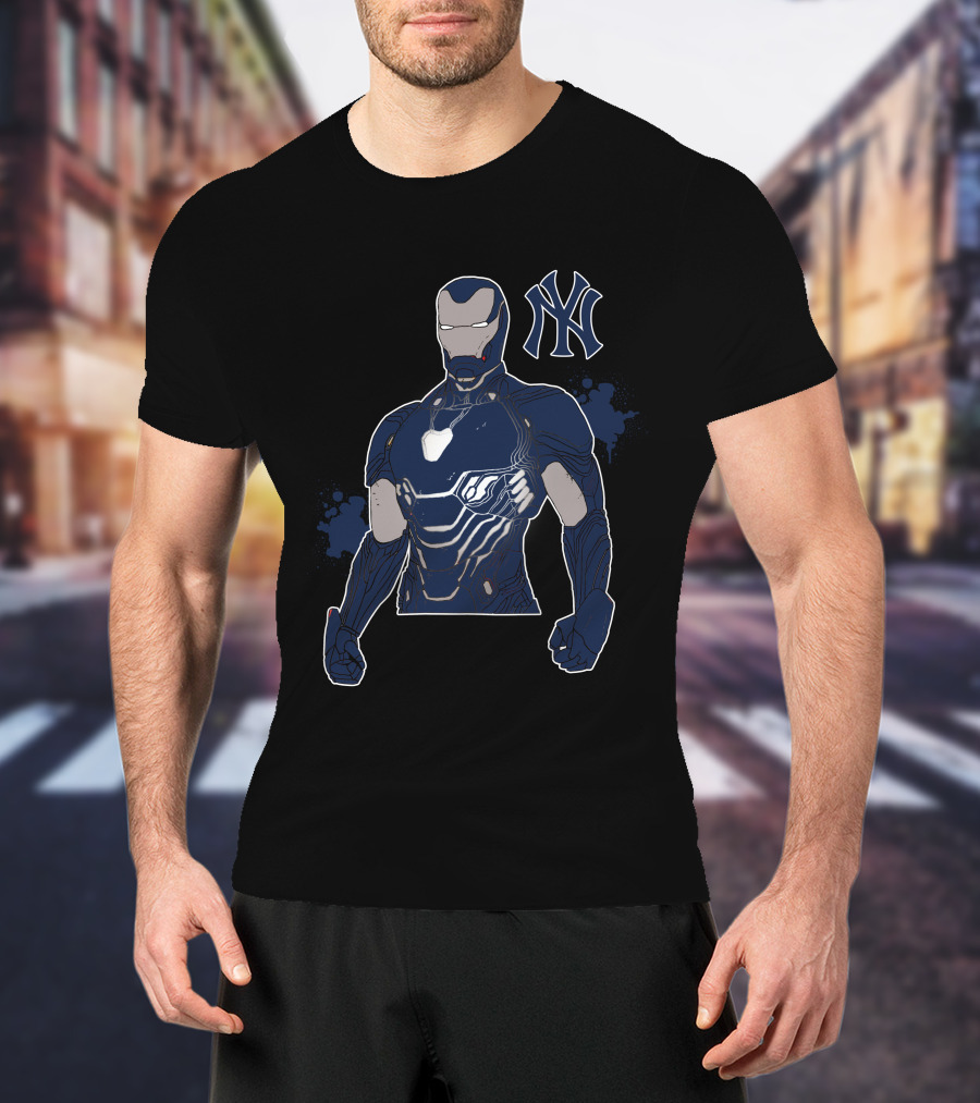 Iron Man Yankees Crossover T-Shirt