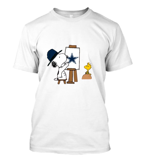 Dallas Cowboys Snoopy Painting T-Shirt