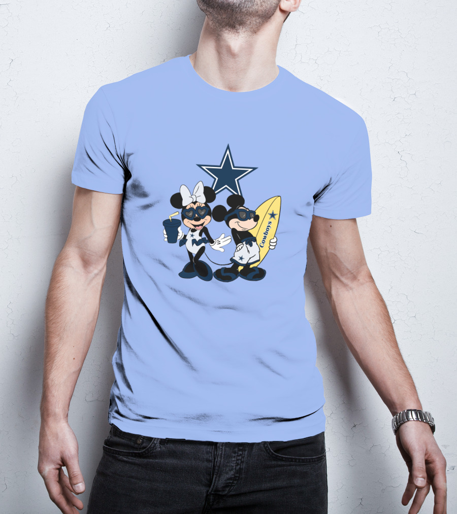 Cowboys Mickey Vacation Star Surfing T-Shirt