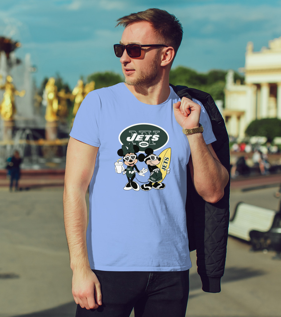 Jets Mickey Surfing Vacation Adventure T-Shirt