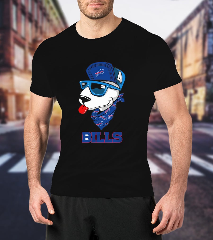 Bills Bull Terrier Cool Buffalo Fan Gear T-Shirt