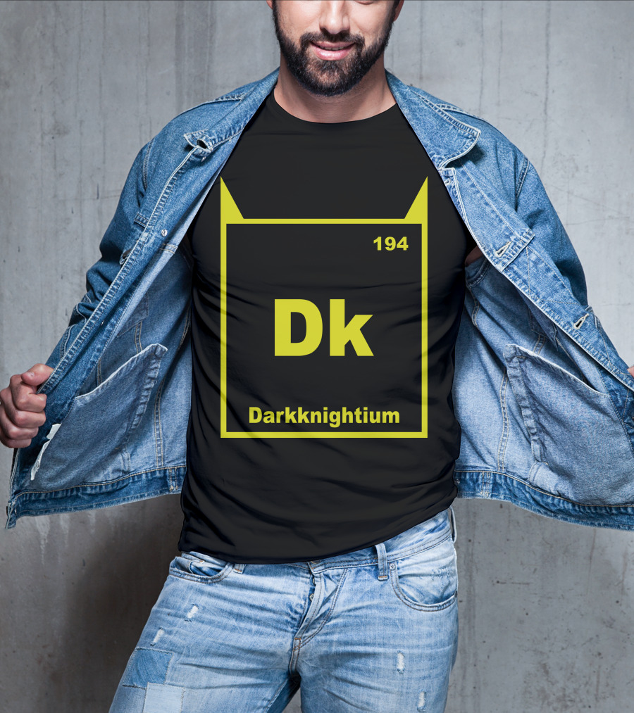 Darkknightium Dk 194 Element Batman Periodic Table T-Shirt