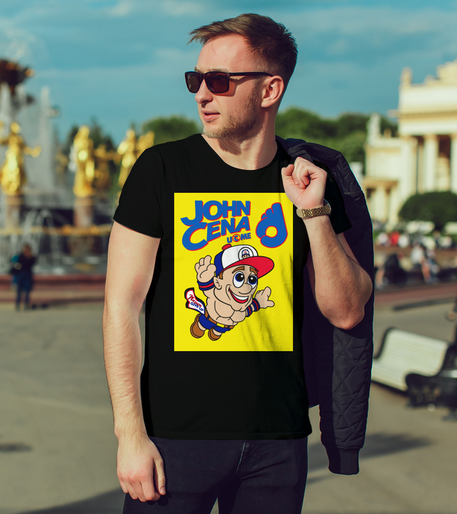 John Cena Never Give Up U C ME Mario T-Shirt
