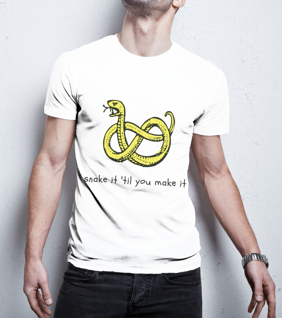 Snake It 'Til You Make It Knotted Serpent Twist T-Shirt