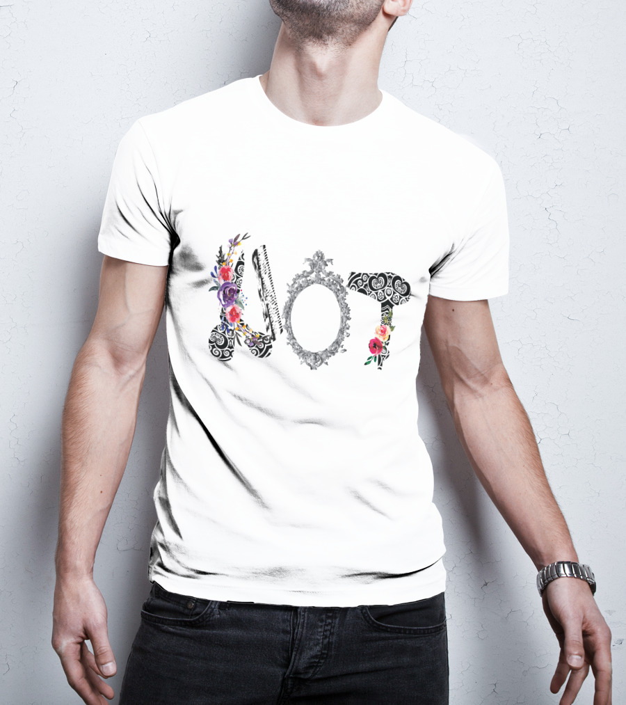 Hair Heart Flowers Hair Style Love Artful T-Shirt